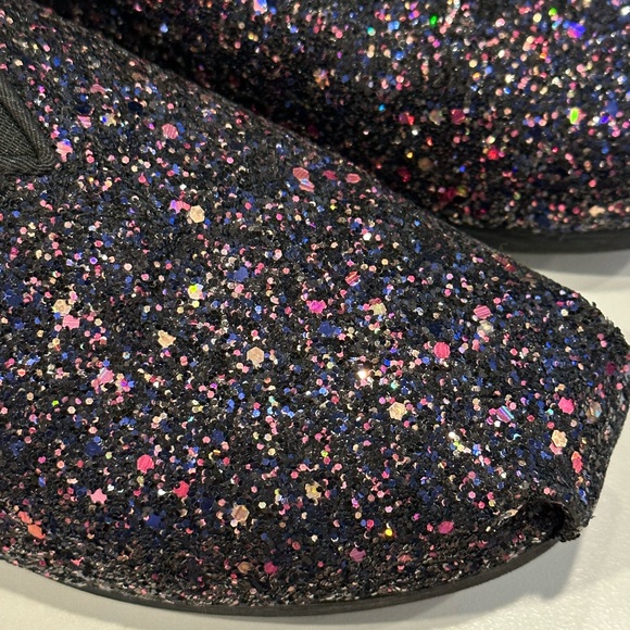 Purple Glitter Toms - Size 9W - Picture 3 of 6